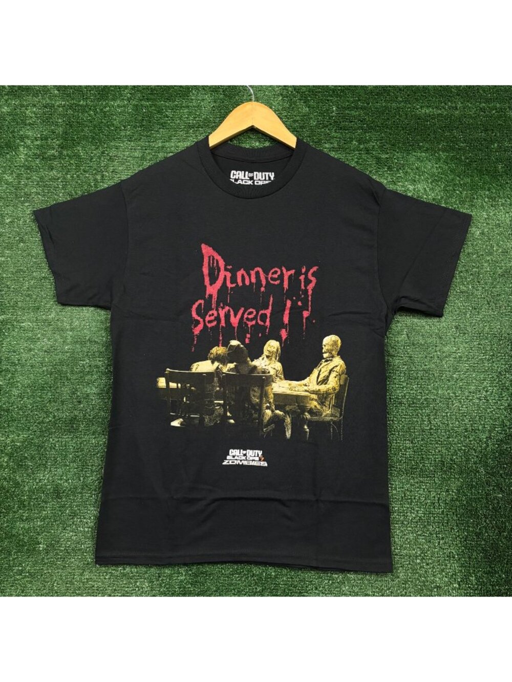 Call of Duty Black Ops 7 Zombies Dinners Served T-Shirt Size Medium